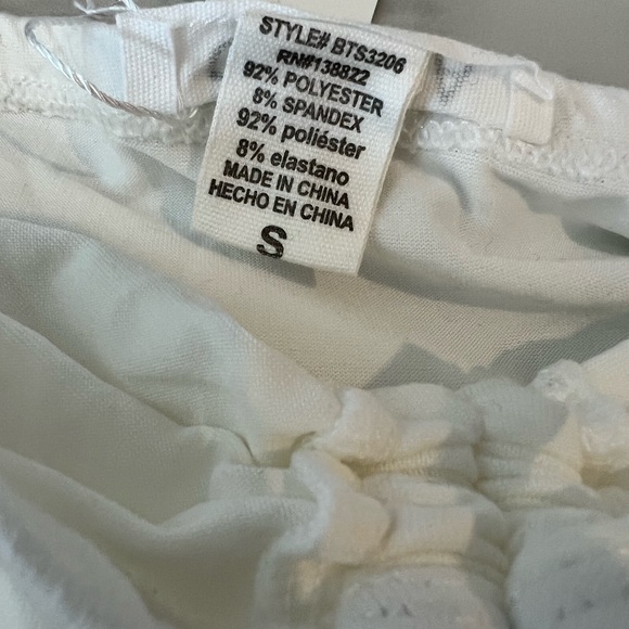 NWT Asymmetrical 2 Piece White Dress Set (Size S,M,L) - Picture 10 of 11